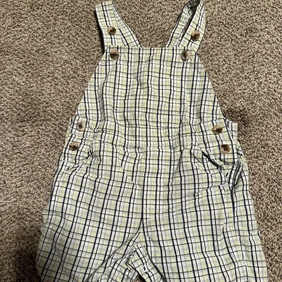 Bundle Janie and Jack Linen Cotton Short Overall Jumper  12-18 Months - Picture 3 of 6